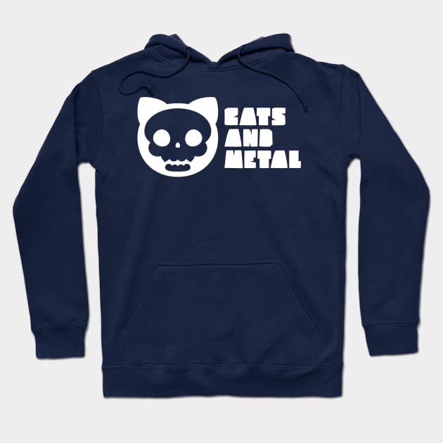 CATS AND METAL Hoodie by EdsTshirts